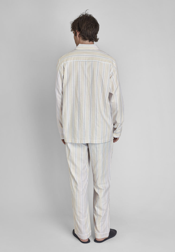 Henry Pajama Set in Twill Stripe